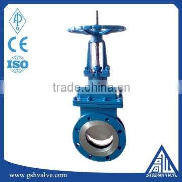 cast iron flanged os&y knife gate valve