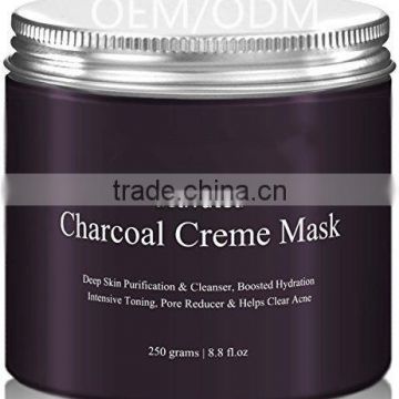 Fights Acne and Deep Cleans Pores Activated Charcoal Creme Facial Mask