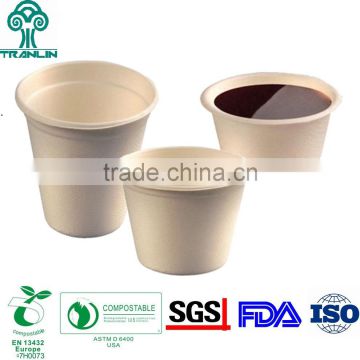 Tree Free Biodegradable Wheat Straw Disposable Paper Coffee Cup
