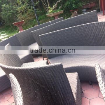 PE Rattan table used outdoor, high quality and cheap price made in vietnam