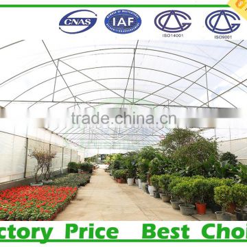 High tunnel plastic agricultural greenhouses for sale