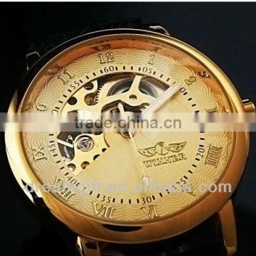 2013 high-end mechanical watches automatic movement made hollow chains wathces couple watches fashion shel