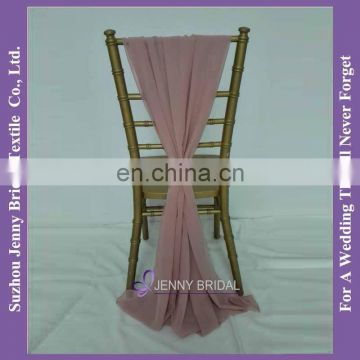 SH043G chiffon chair sash for weddings