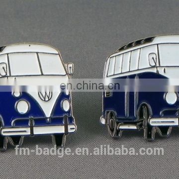 China manufacturer wholesale custom make car cufflinks with low price and high quality, silver, gold plating car cufflinks