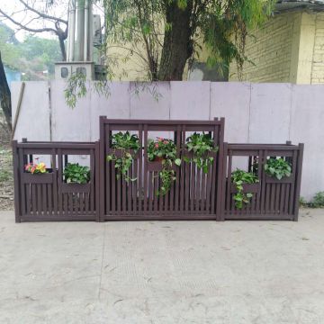 Oem Outdoor Flower Boxes Environmental Protection Decking Board Plant Pot
