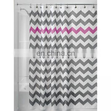 Hot Sell Simple Two Color Shower Curtain
