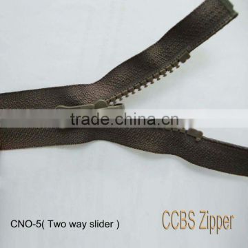 High Quality No.5 Fashion Two way slider vislon zipper