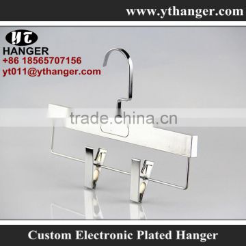 IMY-382 silver jeans plating hanger for trousers