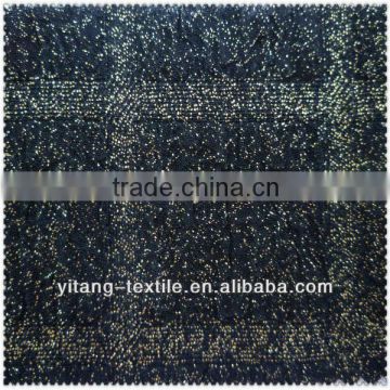 Gold polyester knitted stamping fabric