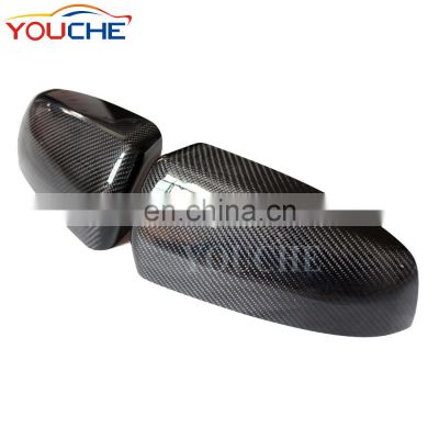 Replacement carbon fiber side door  mirror cover for BMW X5 X6 E70 E71 2007-2013