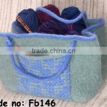 Felt Knitting Stuff Bag