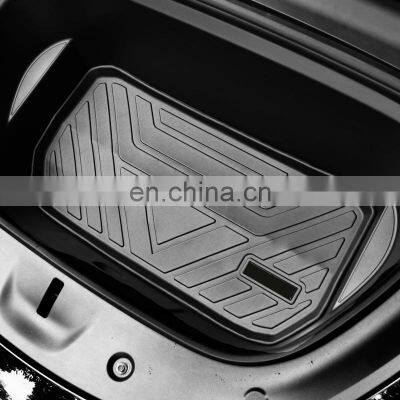 Mat All Weather TPE Cargo Liner Black Front Trunk Mat For Tesla Model Y 2021