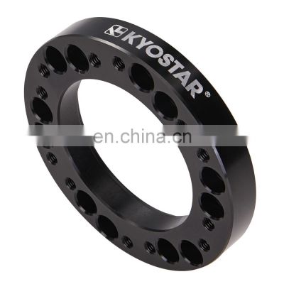 Black Steering Wheel Spacer Hub Adapter 1''/25mm Thick for Refit Vehicles