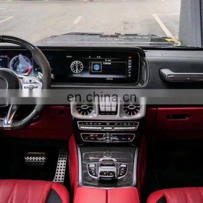CLY Fashion Carbon Interior For Mercedes Benz G Class W464 Dry Carbon Fiber Interiors Car Interior