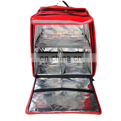 Custom Size Logo Motoboy Thermal Pizza Delivey Bags Food Delivery
