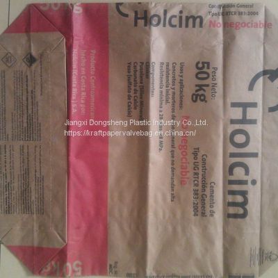 3 ply paper valve flour bag 25kg 35kg 40kg