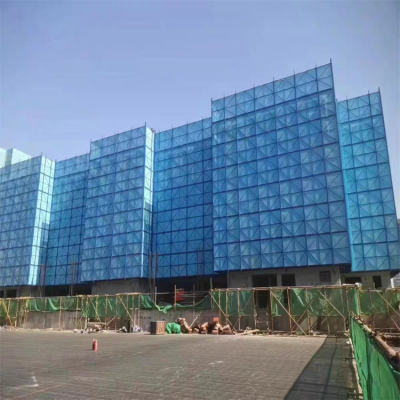 Rice shaped building protective net construction site external steel plate net/construction anti fall net