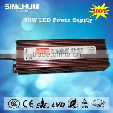 Hot sale ip65 led driver 80w constant current