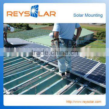 indurstial solar panel mounting brackets 4KW solar panel mounting brackets / complete photovoltaic system for home use