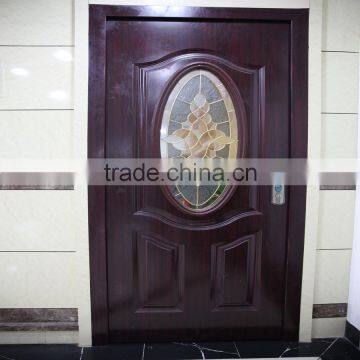 American glass door Double glass Fashion Design French Steel Doors and windows