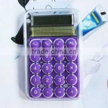 8 digit hot Sale christmas gift calculator & transparent pocket calculator