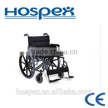 Rubber foam castor Steel wheelchair