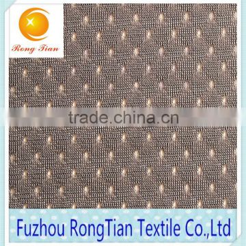 Wholesale polyester knitted hole mesh eyelet sportwear fabric