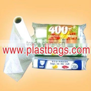HDPE plastic healthy flat bags on roll