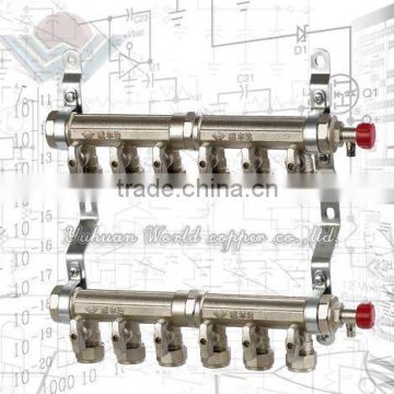 6-Way Brass engine water pipe manifold