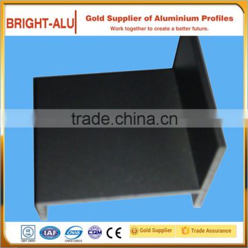 Factory price natural bronze anodized aluminium/aluminum window frame profile