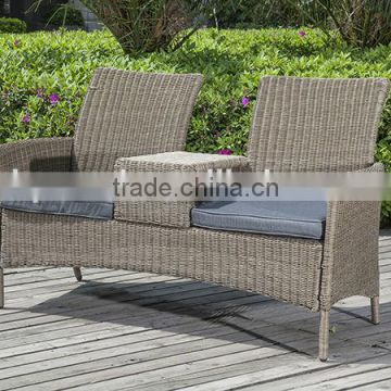 synthetic rattan furniture lovers chair
