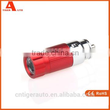 2015 wholesale mini type car rechargeable LED flashlight torch