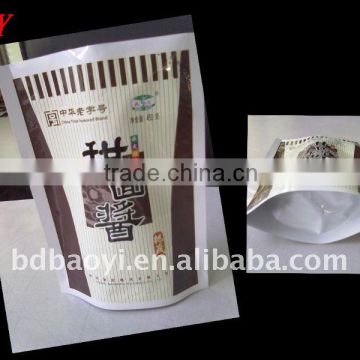 Food grade plastic bag for paste
