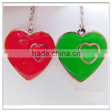 new custom promotion acrylic heart keychain