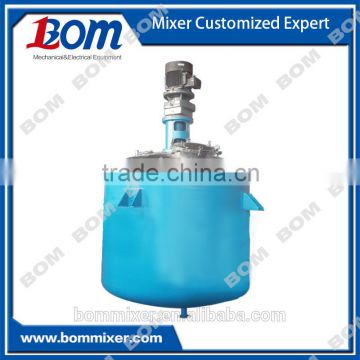 Mixing kettle for high viscosity goods