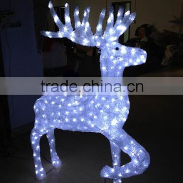 Christmas decoration led deer fancy decorative deer with CE RoSH artificial deer with nice quality
