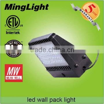 5 years warranty outdoor wall mounted light 120w led wall pack light