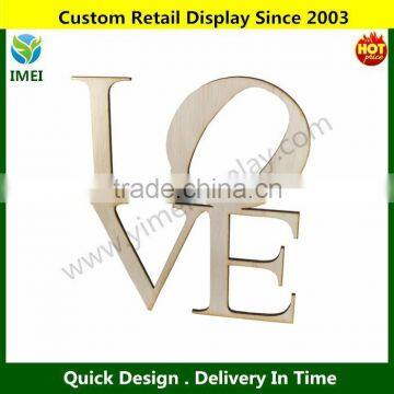 carved wood signs/ love signs/ home decoration signs 11X10" YM3-109