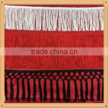 Good design rayon tassel fringing trims for shawl & scarf