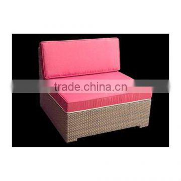 stacking outdoor Garden Rattan corner Sofa GF0571 with red cushion made in china outdoor sofa