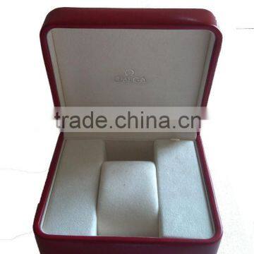 High quality Omega leather watch box for sale ,made in China