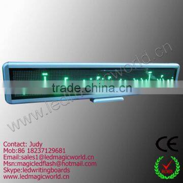 2014 New 12V shop car moving scrolling message led dispay sign