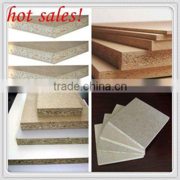 shouguang E1 E2 water-proof high quality plain/melamine Particle Board/Chipboard with CARB for furniture with best price