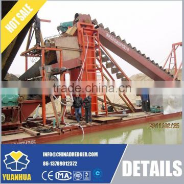 low price and high quality bucket chain dredger