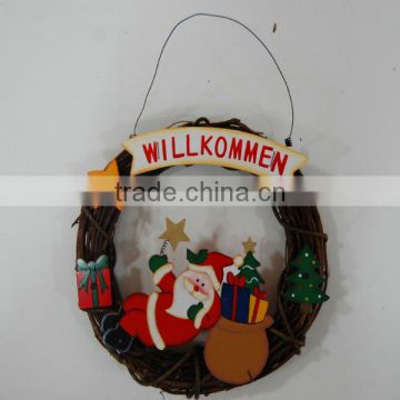 Christmas wooden wreath decoration JA02-11998A