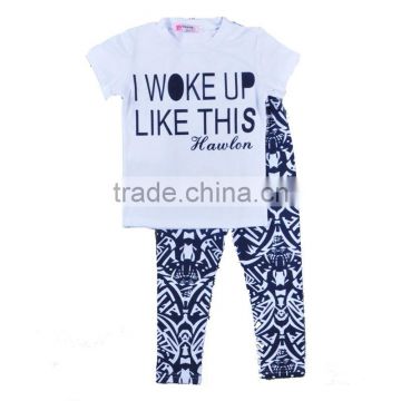 Pretty girl clothing sets street style very chic kids clothes sets