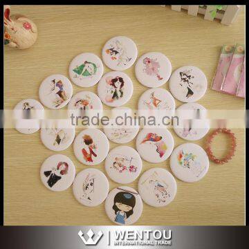 Wholesale Round Shape Cartoon Mini Pocket Mirror