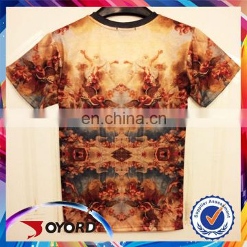 Latest design color changing t shirt slim fit blank t-shirt