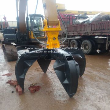 Excavator Hydraulic Polyp Grabs Attachments