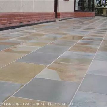 rusty blue mixed sandstone, rusty landscaping sandstone,two color sandstone